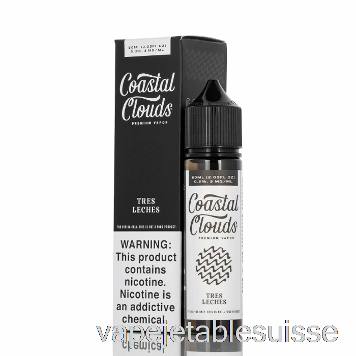 Vape Suisse Tres Leches - Nuages ​​côtiers Co. - 60 Ml 3 Mg
